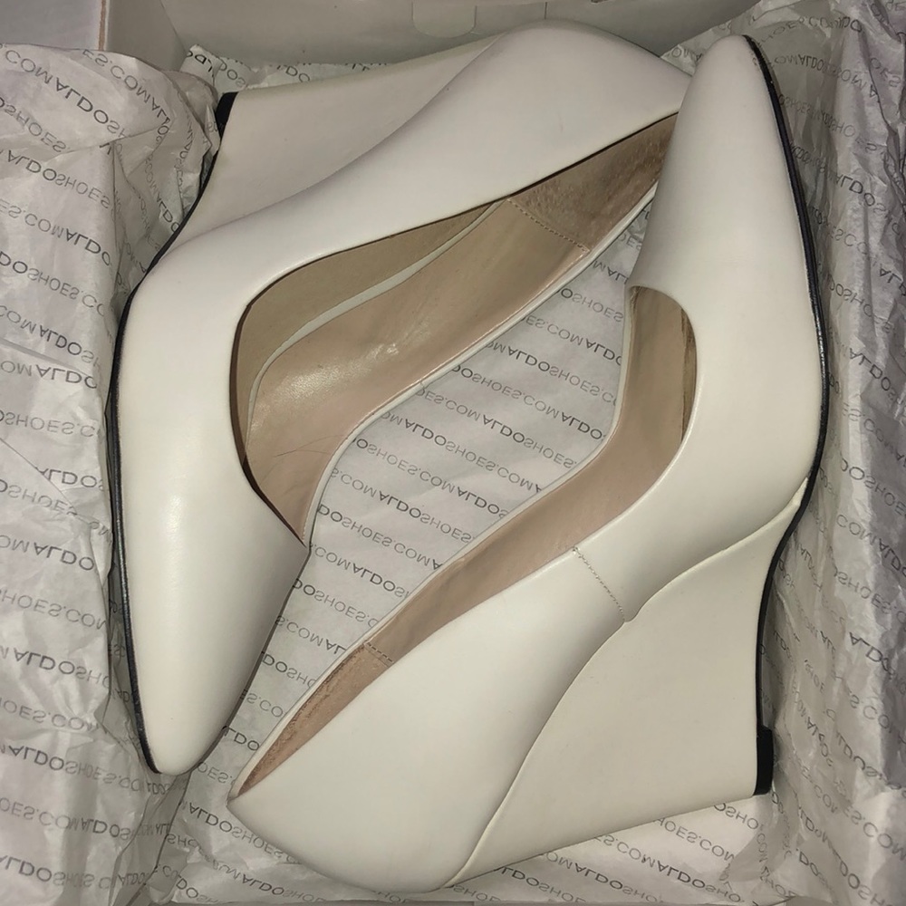 ALDO White Wedge